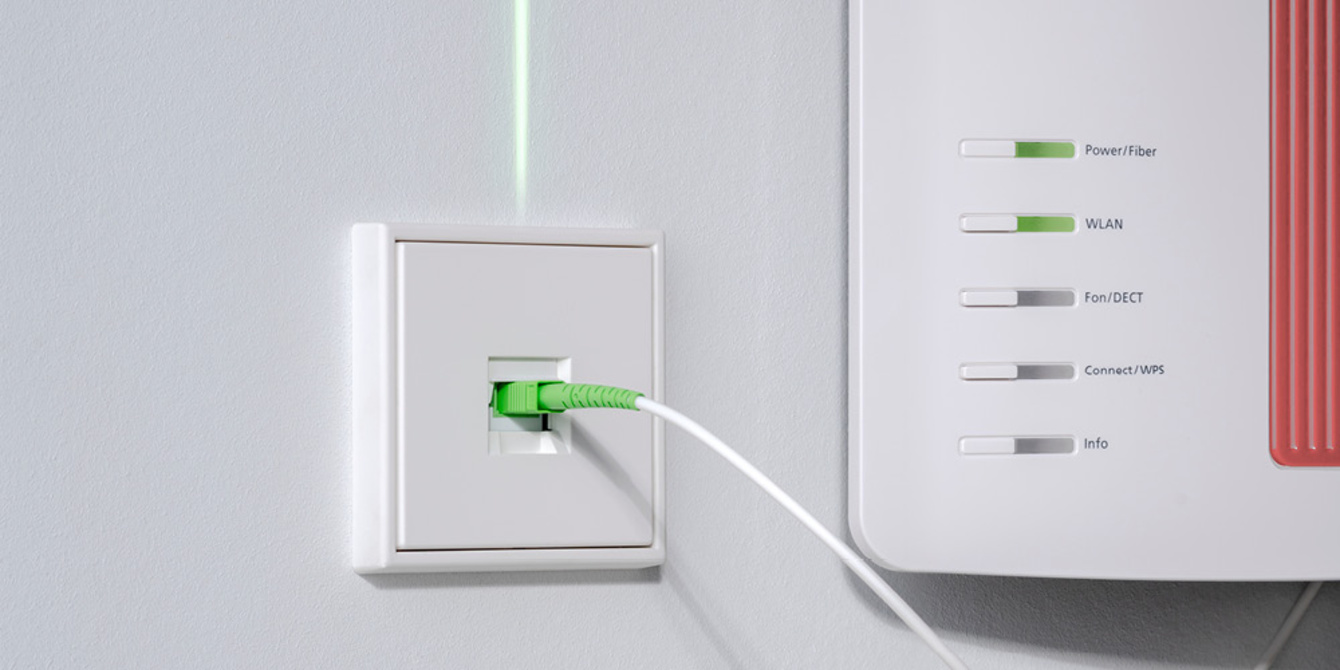 Die neuen Glasfaser-Anschlussdosen bei Elektro Zorbau GmbH in Lützen OT Zorbau