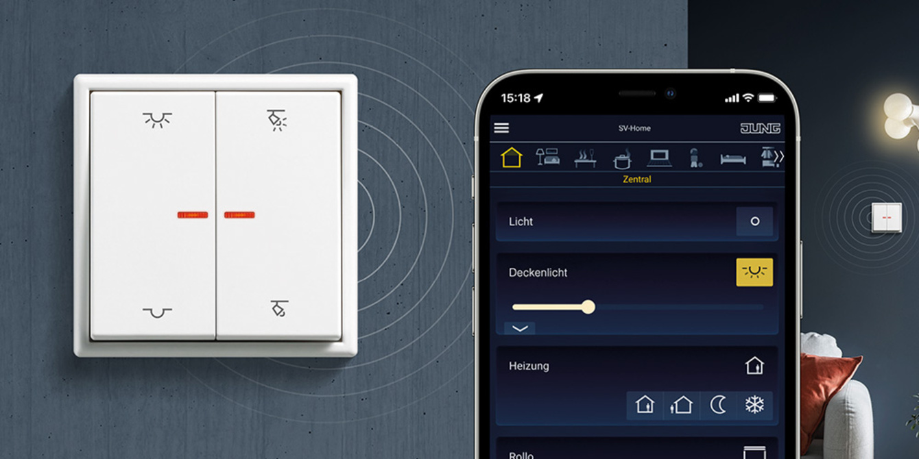 KNX RF Taster bei Elektro Zorbau GmbH in Lützen OT Zorbau