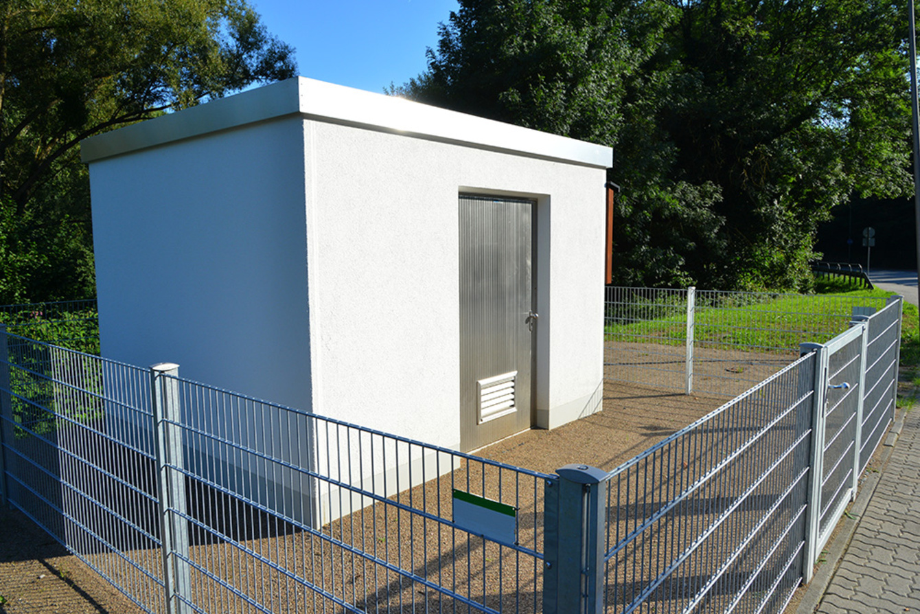 Trafo&shy;stationen bei Elektro Zorbau GmbH in Lützen OT Zorbau